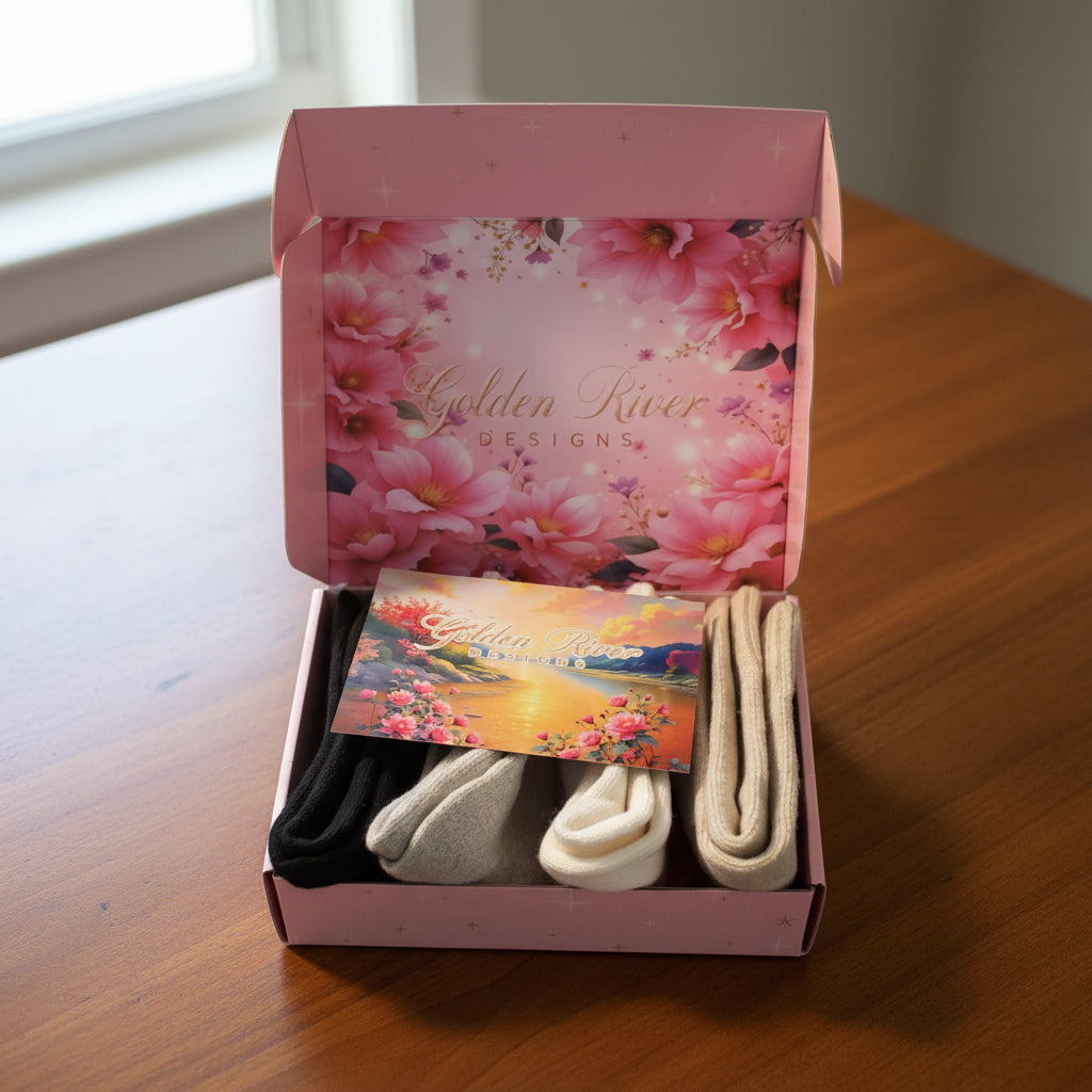 Women’s Wool Socks 8 Pack-80% Sheep Wool