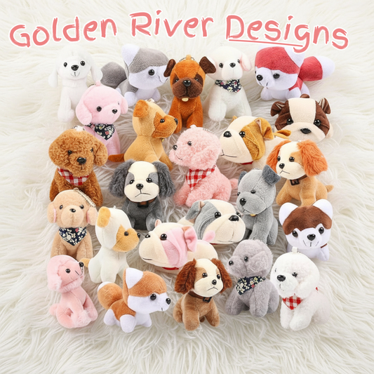 Adorable Mini Stuffed Puppies