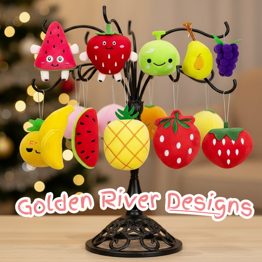Awesome Mini Fruit Plush Toys & Keychain Accessory