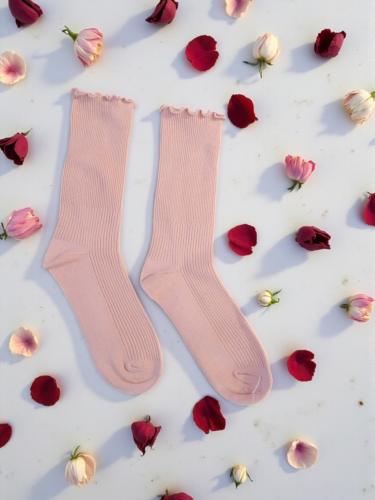 Women's Classic Ruffle Cotton Sock 6 Pack