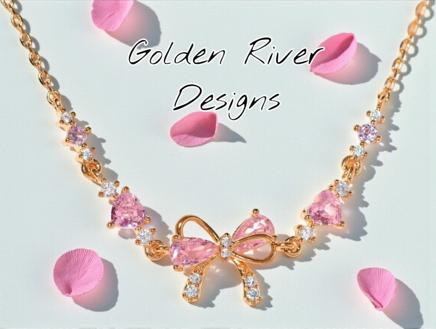 Pink Zircon 18K Gold Plated Bracelet
