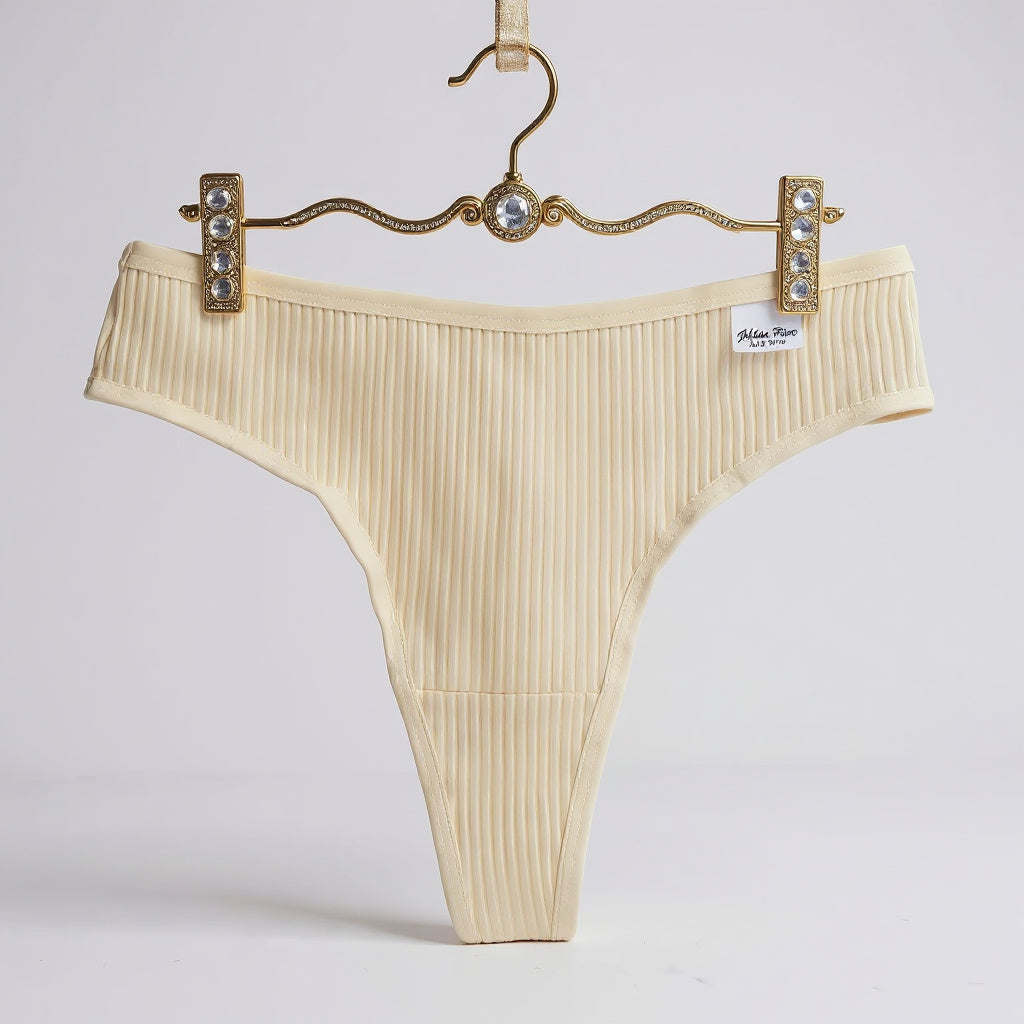 Elegant Cotton Thong Multi Set (3,6,9)-Everyday Comfort