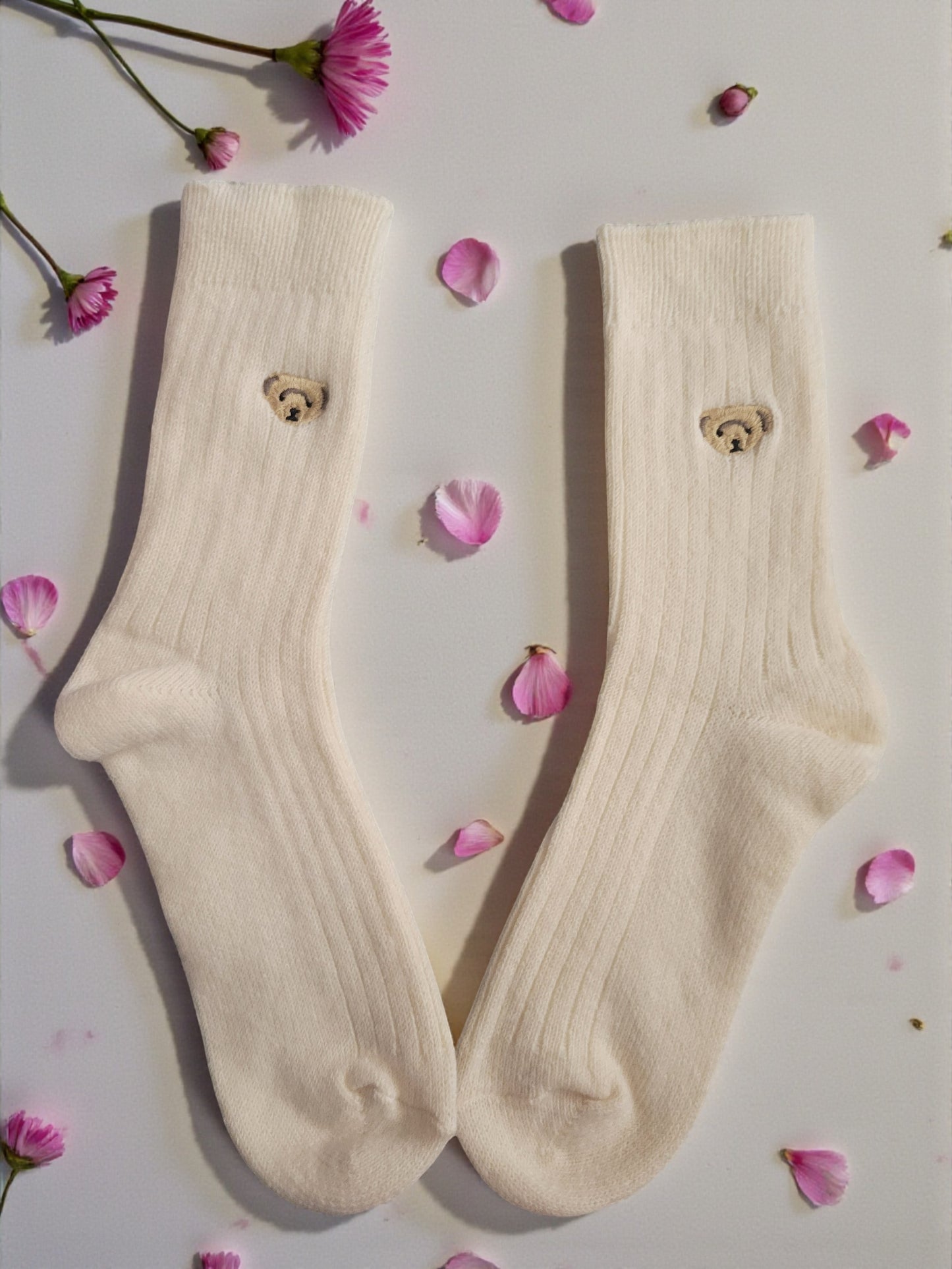 Women's Cotton - Wool Blend Bear Sock 5 Pack