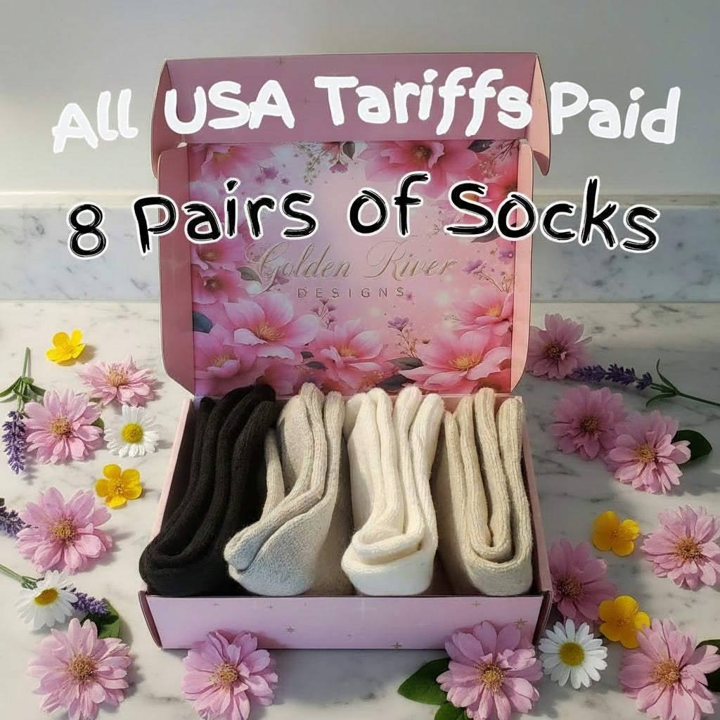 Women’s Wool Socks 8 Pack-80% Sheep Wool