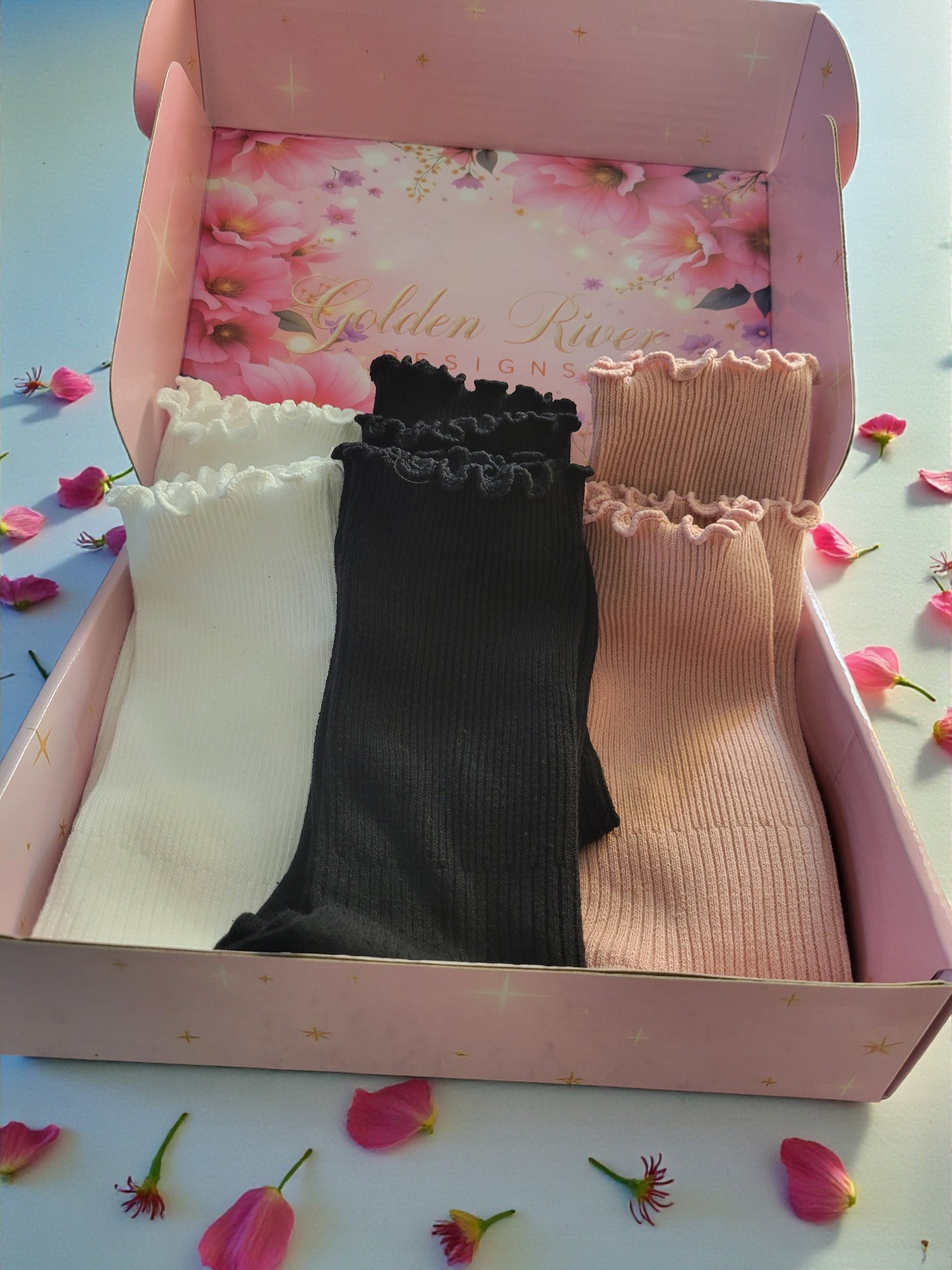 Women's Classic Ruffle Cotton Sock 6 Pack